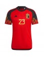 Billige Belgia Michy Batshuayi #23 Hjemmedrakt VM 2022 Kortermet